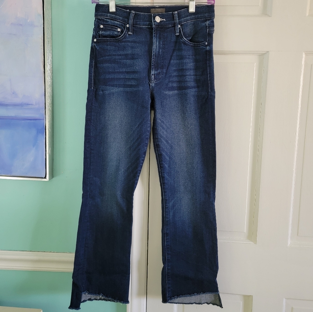 MOTHER "Insider Crop Step Fray" Jeans
